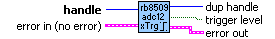 RB8509 ADC12 Get Ext Trigger Level